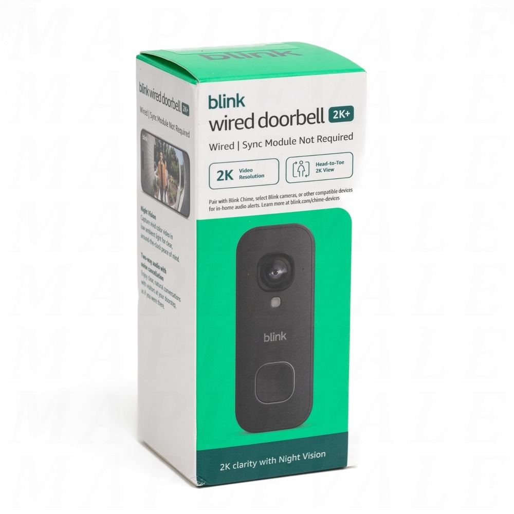 Blink Battery Doorbell 2K+ Newest Model 2026 Wired Video Doorbell w Night Vision